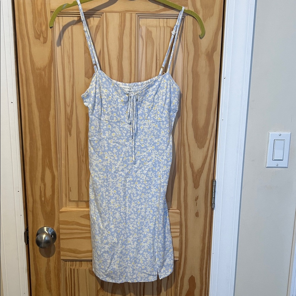 Aeropostale Light Blue and Yellow Top